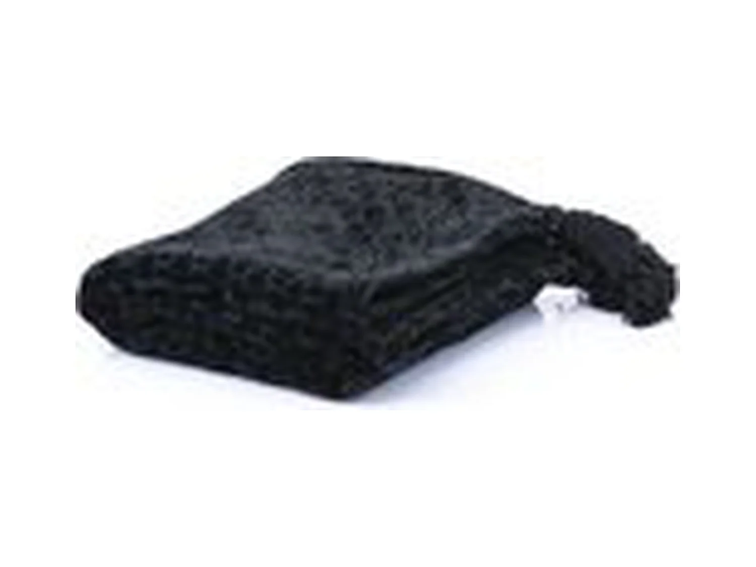 Couverture Furnilux Mercy - Noir - 170 x 130 cm