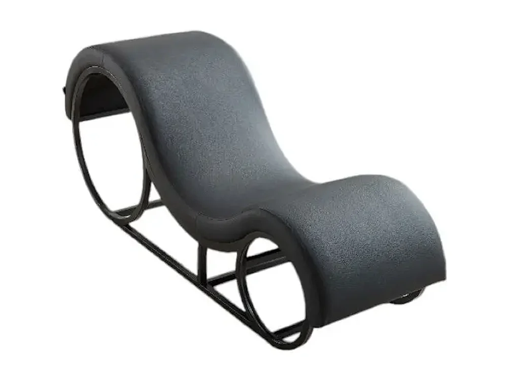 Chaise Tantra Furnilux - Cuir Synthétique Noir - Design Ergonomique