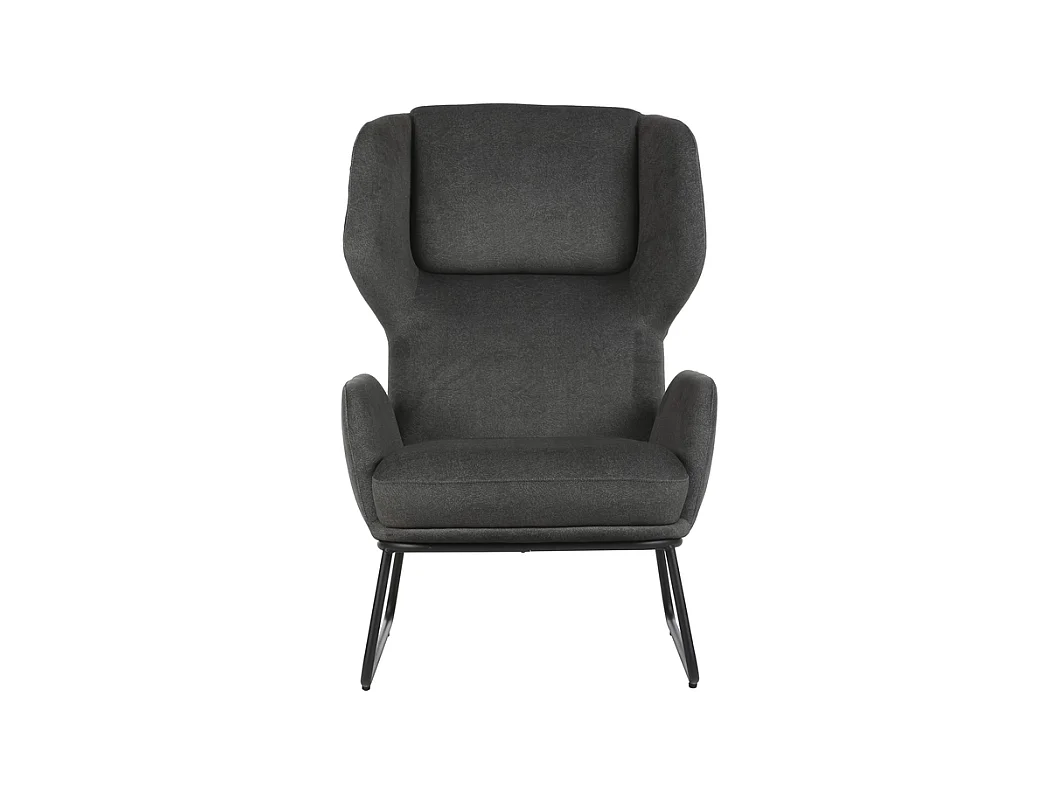 Fauteuil Furnilux - Simili cuir gris 65x69x110 cm - Élégance moderne