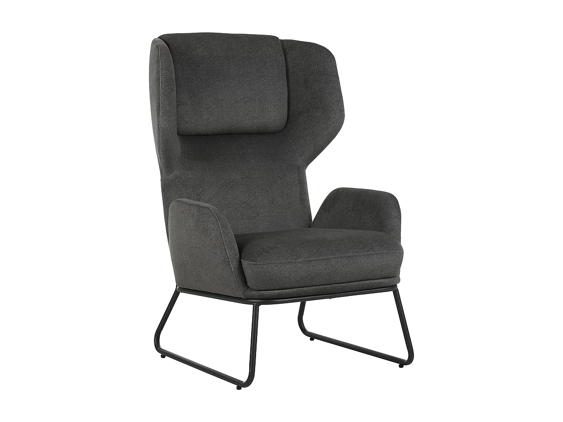 Sessel Furnilux - Kunstleder grau 65x69x110 cm - Moderne Eleganz und Komfort