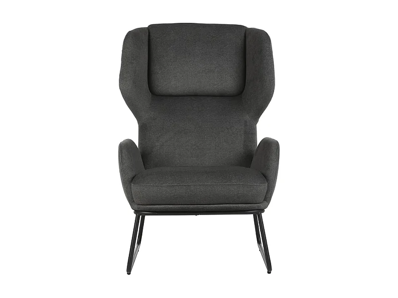 Fauteuil Furnilux - Grijs Kunstleer 65x69x110 cm - Moderne Elegantie en Comfort