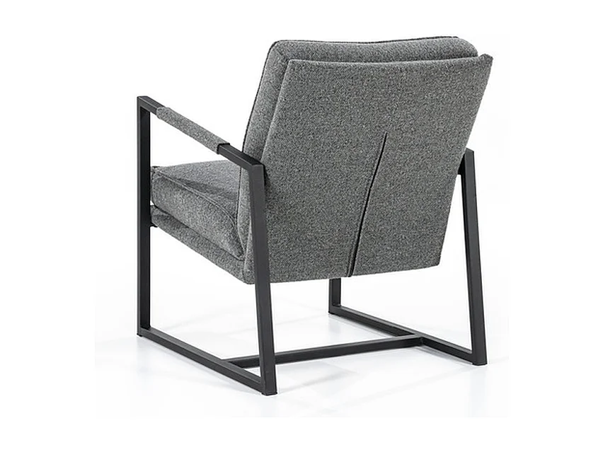 Fauteuil Furnilux Isaac - Grijs - Relaxstoel met armleuning