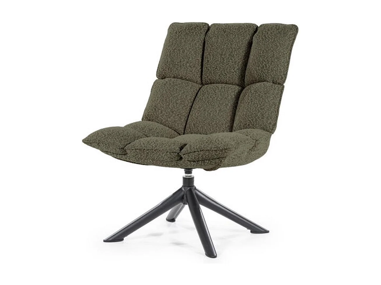 Fauteuil Dani - Groen - 78x70x90 cm