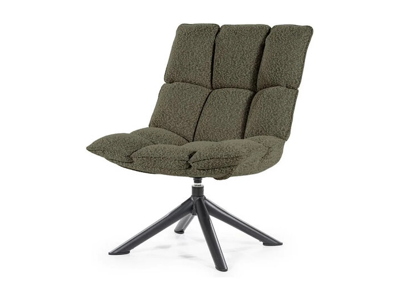 Fauteuil Dani - Groen - 78x70x90 cm