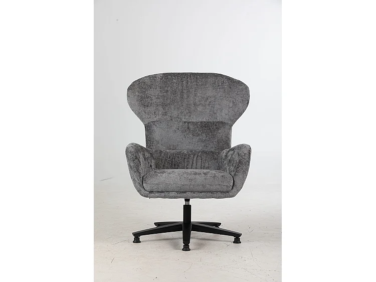 Fauteuil FURNILUX - Grijs - Luxe Comfort en Elegantie