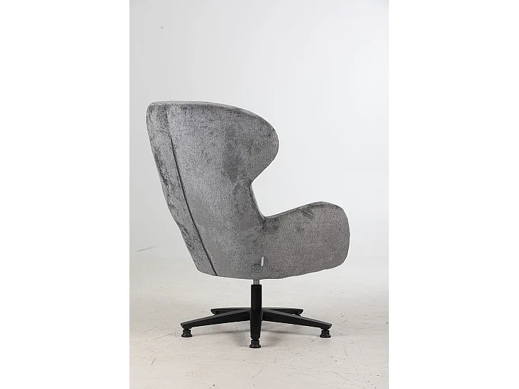 Fauteuil FURNILUX - Grijs - Luxe Comfort en Elegantie