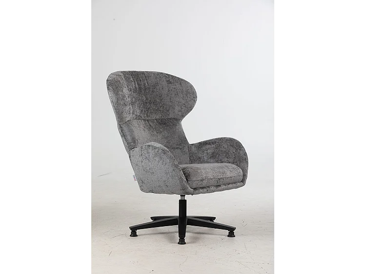 Fauteuil FURNILUX - Grijs - Luxe Comfort en Elegantie