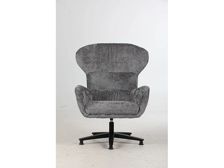 Fauteuil FURNILUX - Grijs - Luxe Comfort en Elegantie