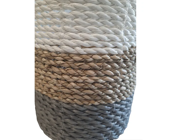 Plantenbakken Furnilux - Grijs Wit Beige - Set van 3