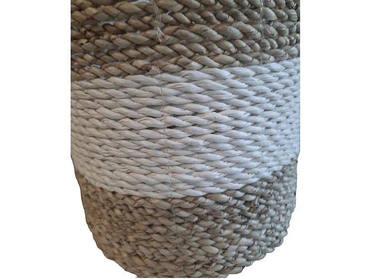 Jardinières Furnilux - Blanc et Beige - Set de 3 pièces