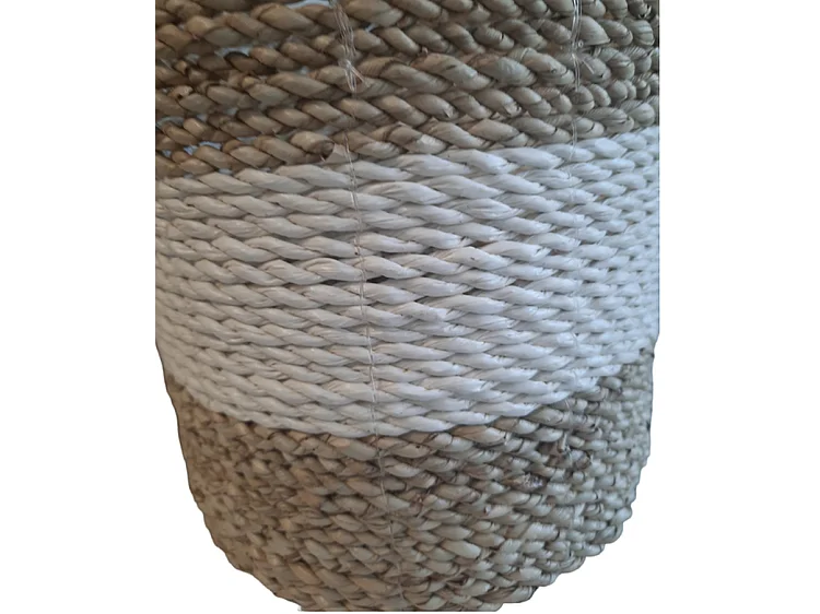 Plantenbakken Furnilux - Wit en Beige - Set van 3 stuks