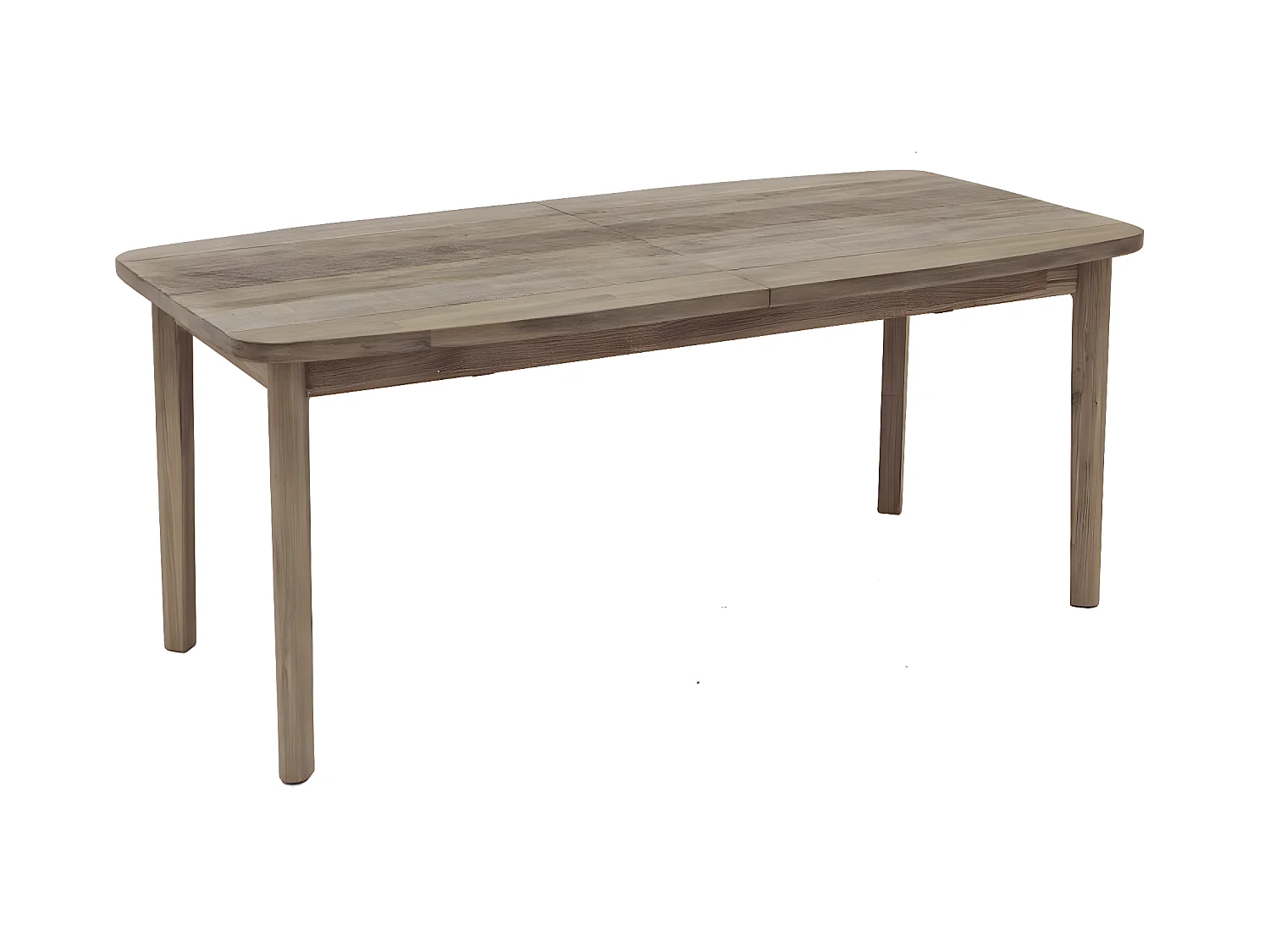 Table à manger extensible en bois coloris naturel - L. 180/260 x l. 90 x H. 76 cm
