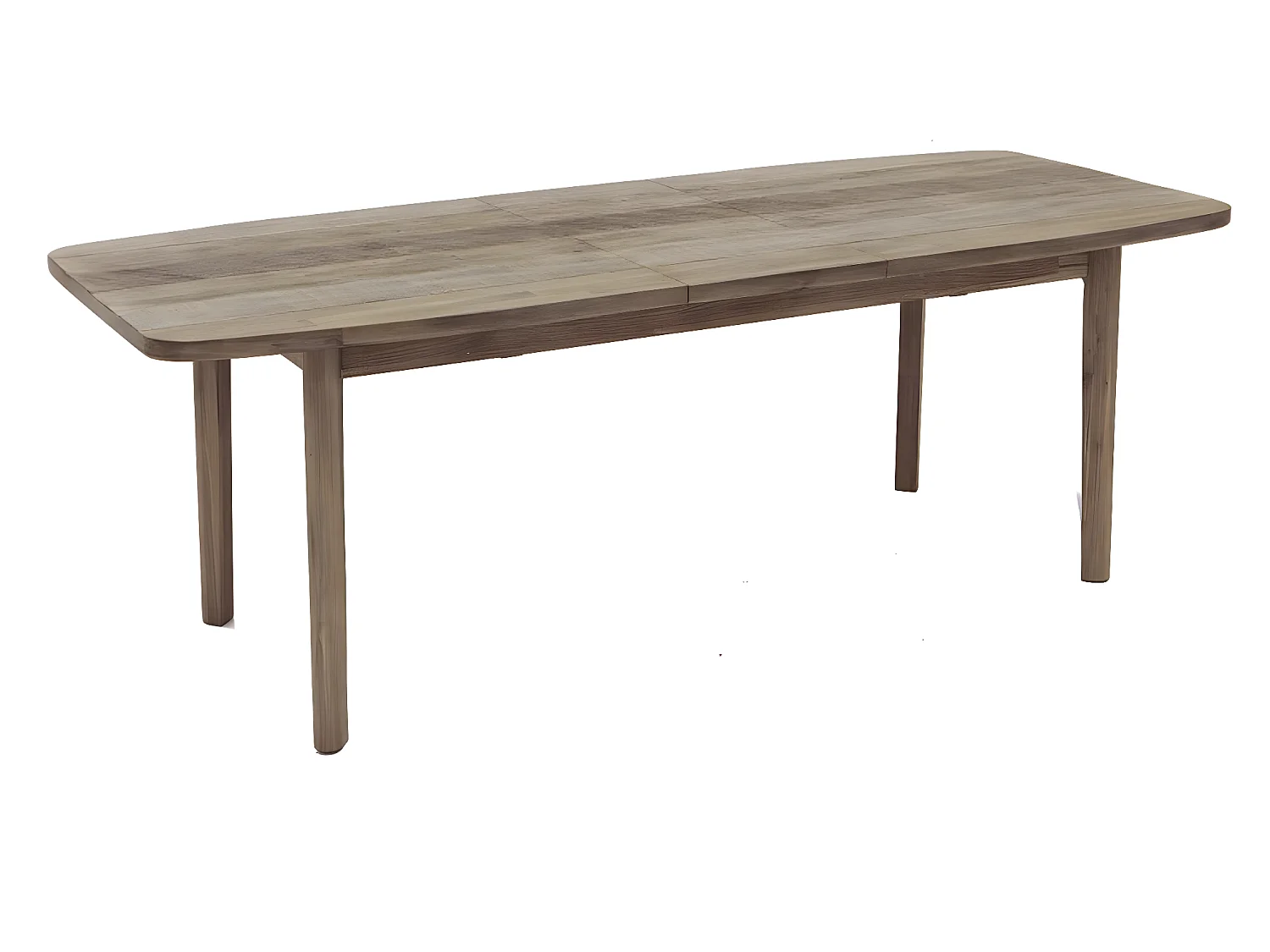 Table à manger extensible en bois coloris naturel - L. 180/260 x l. 90 x H. 76 cm