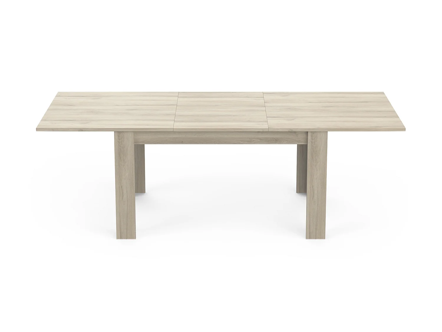 Table de repas extensible coloris chêne kronberg - longueur 170-230 x profondeur 90 x hauteur 77 cm