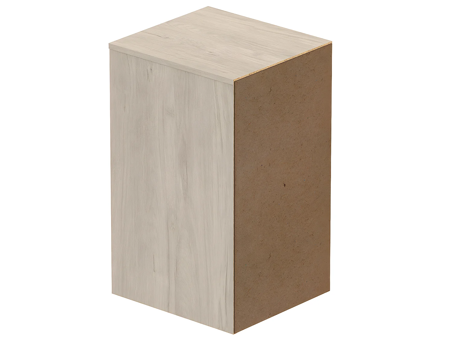 Commode Meuble de rangement coloris effet bois - Hauteur 71 x Longueur 40 x Profondeur 43 cm