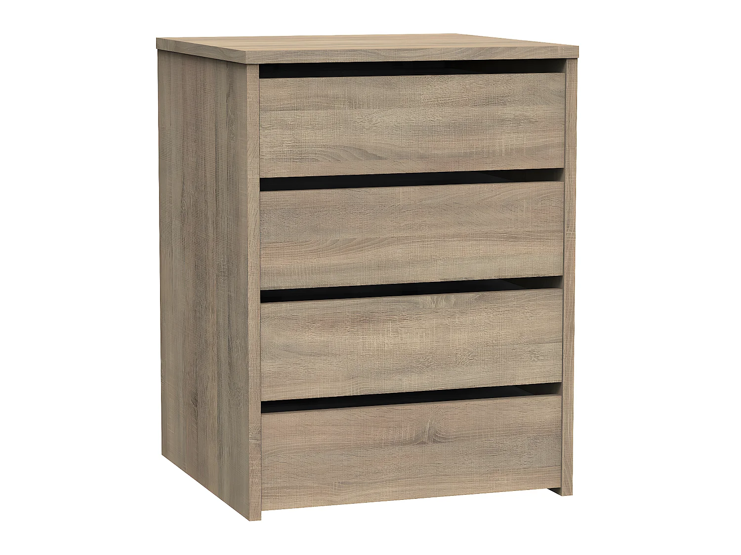 Commode Meuble de rangement coloris Cambrian - Hauteur 61 x Longueur 46 x Profondeur 45 cm