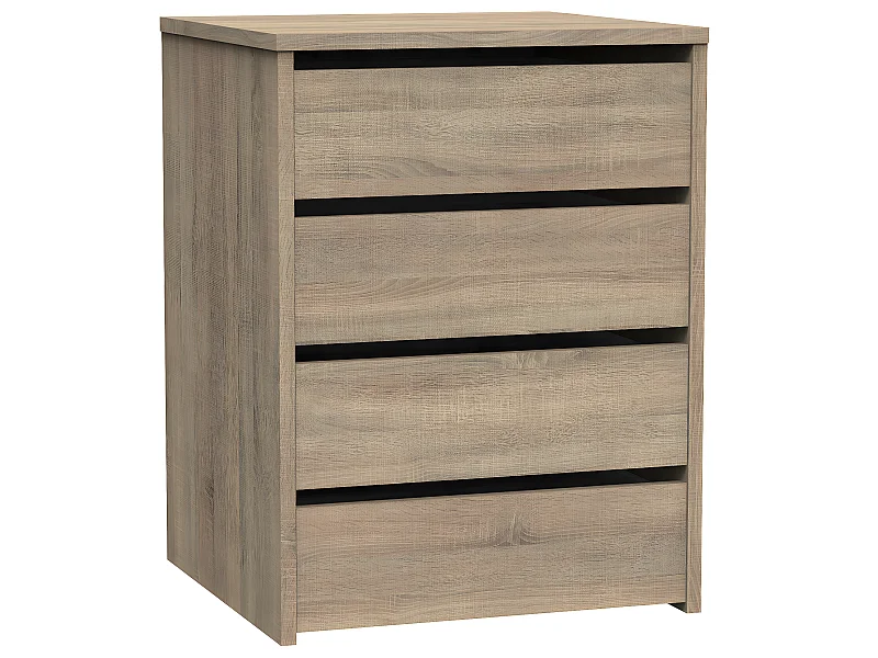 Commode Meuble de rangement coloris Cambrian - Hauteur 61 x Longueur 46 x Profondeur 45 cm