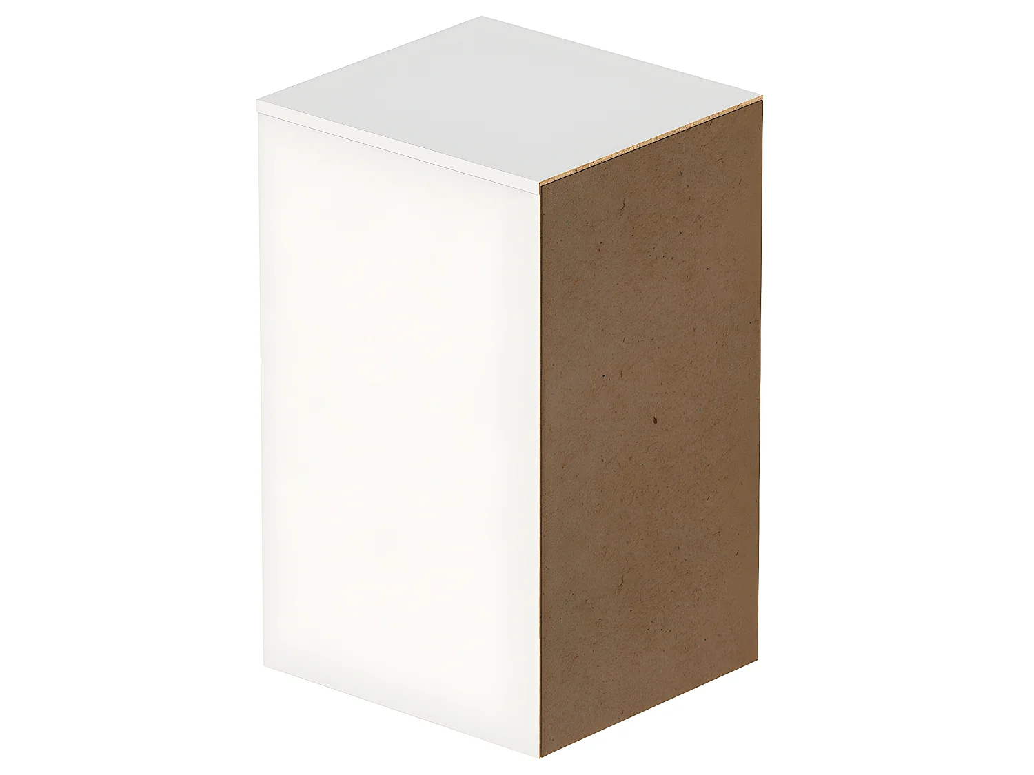 Commode Meuble de rangement coloris blanc - Hauteur 71 x Longueur 40 x Profondeur 43 cm