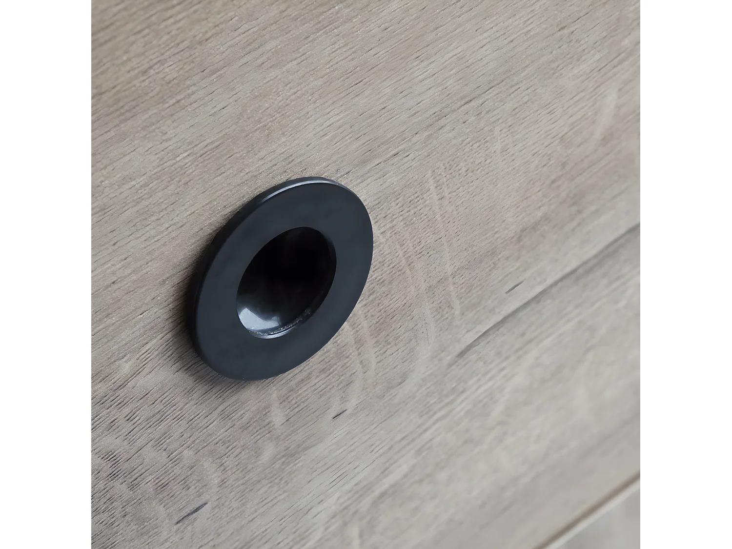 Commode coloris chêne doré / imitation marbre - Hauteur 120 x Longueur 74 x Profondeur 40 cm