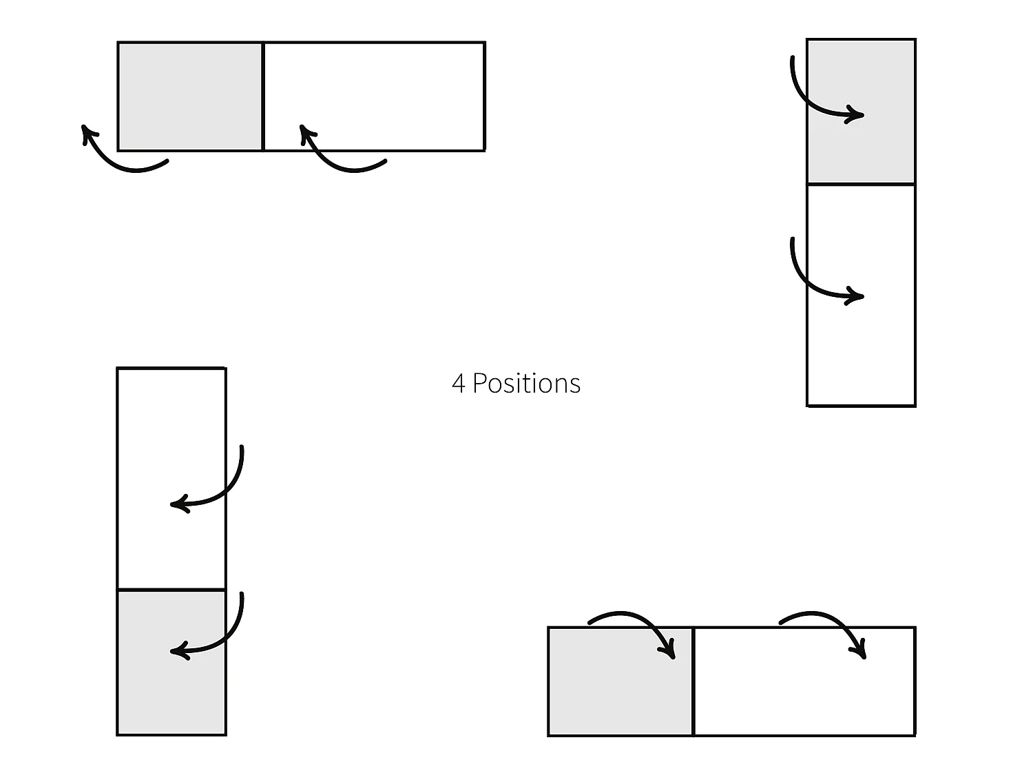 Meuble de salon coloris blanc / chêne doré - Hauteur 42 x Longueur 150 x Profondeur 40 cm