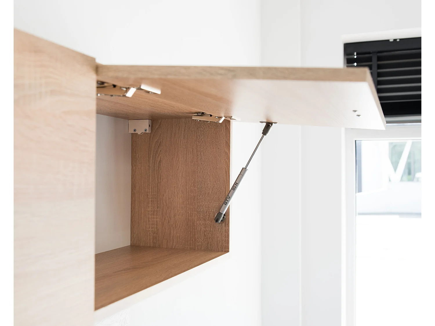 Cuisine complète Mila 7 éléments couleur chêne sonoma avec plan de travail inclus - Longueur 180/240 cm