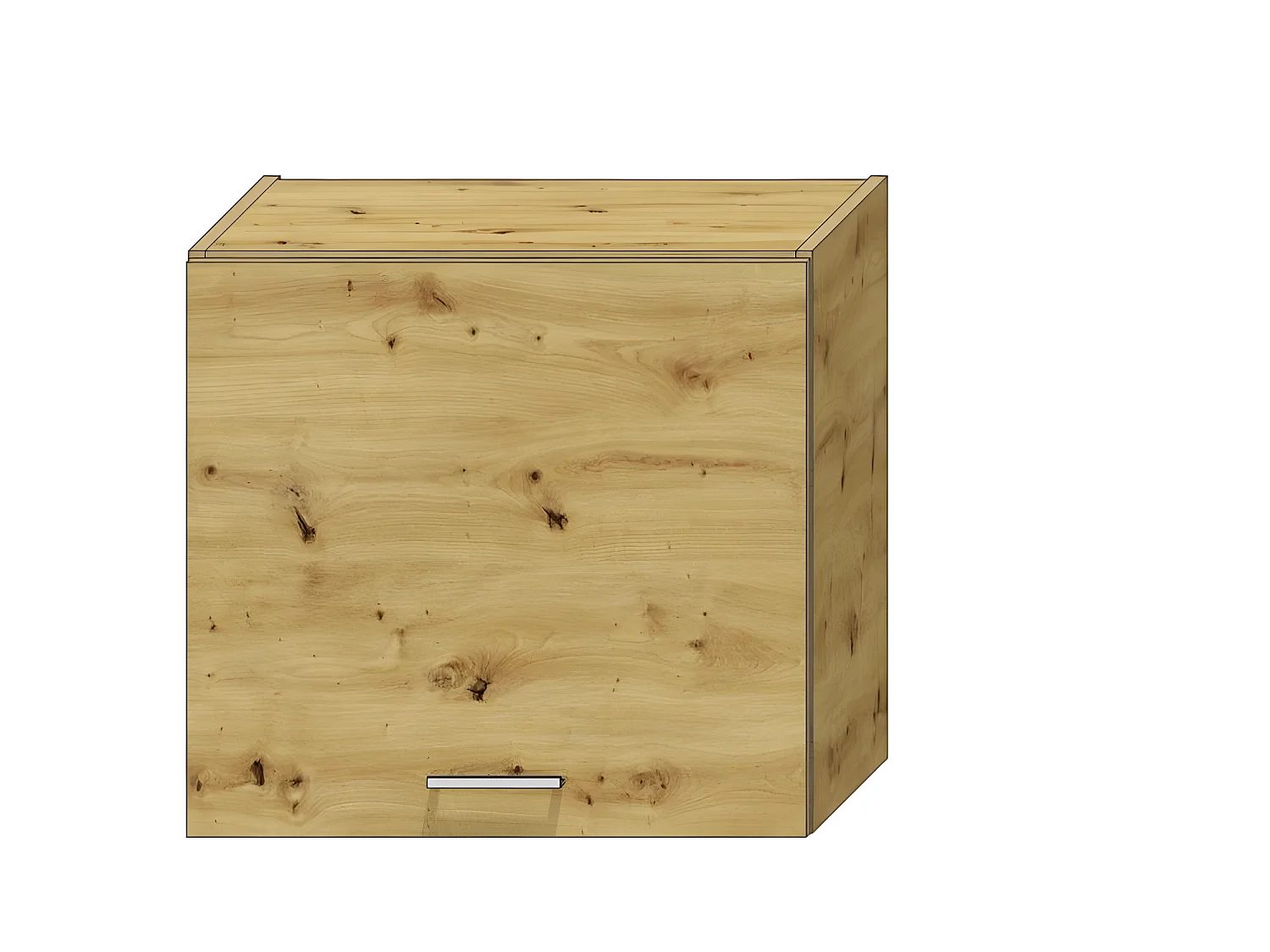 Cuisine complète Mila 7 éléments couleur chêne artisan avec plan de travail inclus - Longueur 180/240 cm