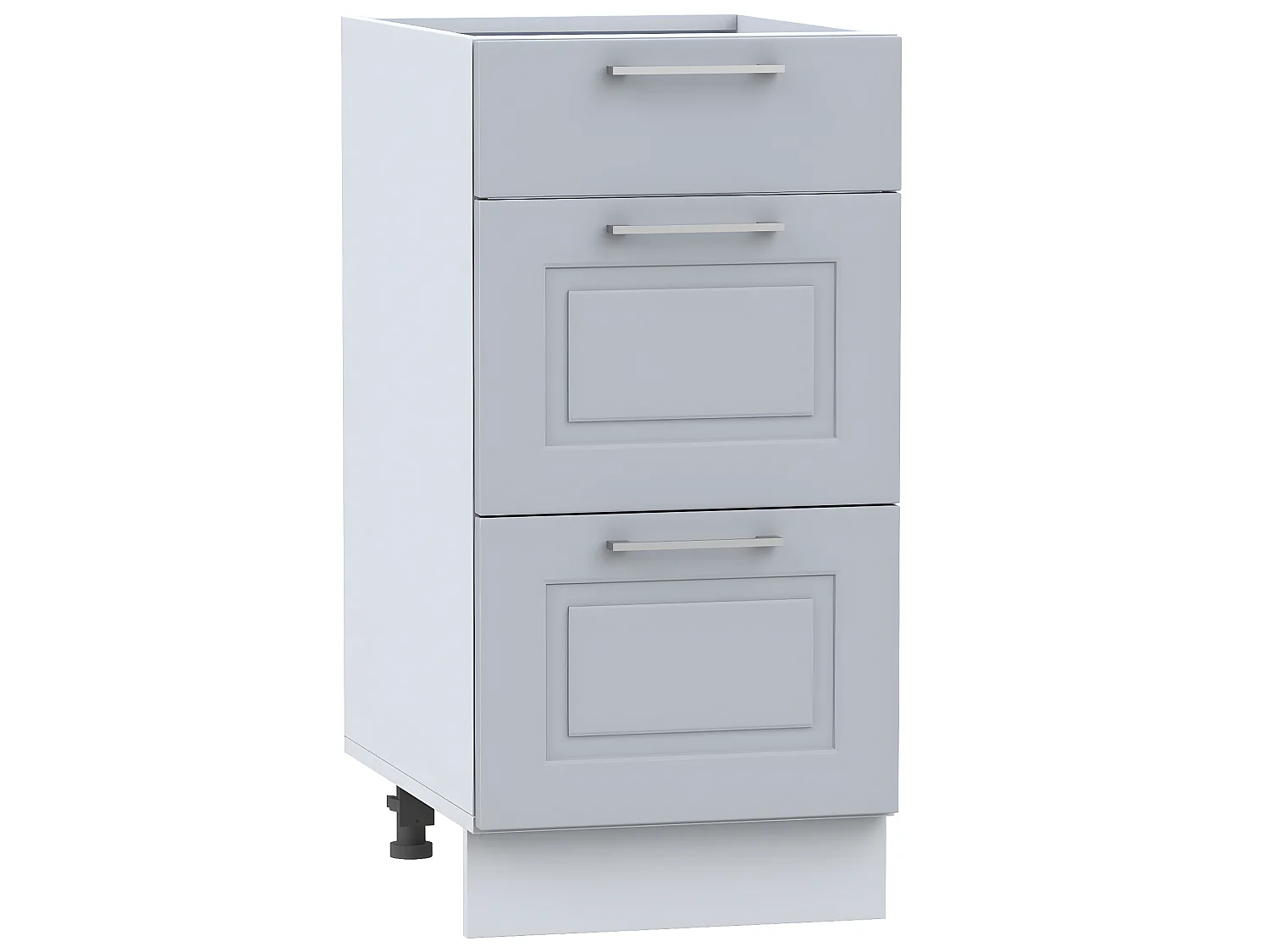 Cuisine complète Nela 7 éléments couleur gris mat - Longueur 180/240 cm