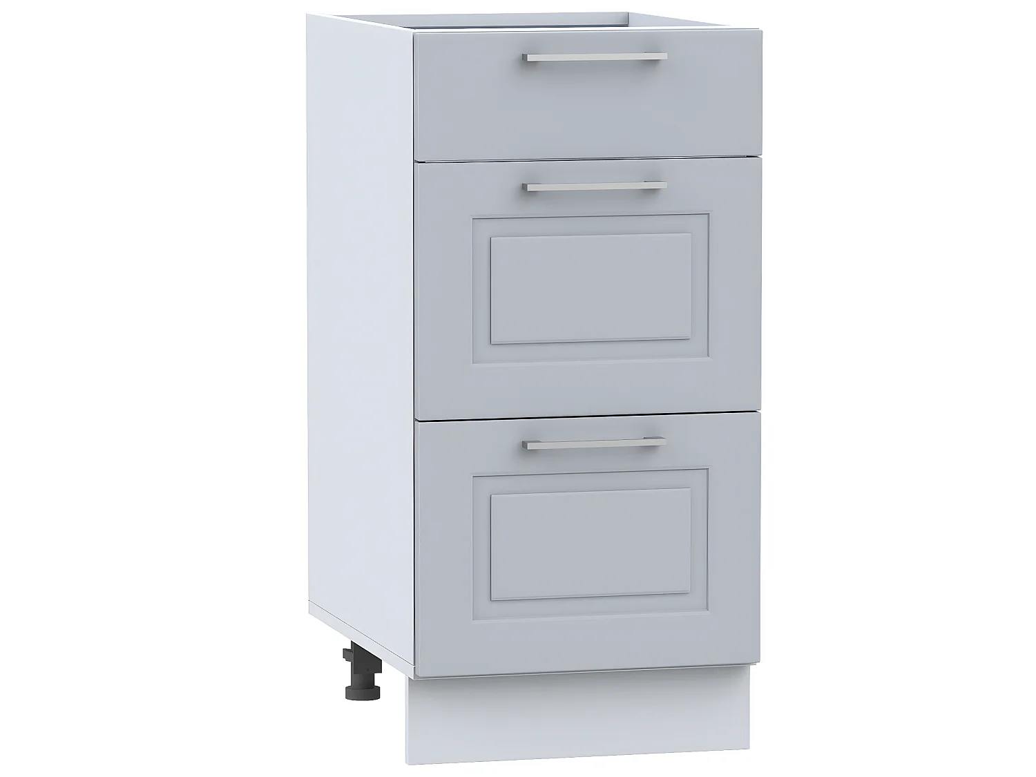 Cuisine complète Nela 8 éléments couleur gris mat - Longueur 260 cm