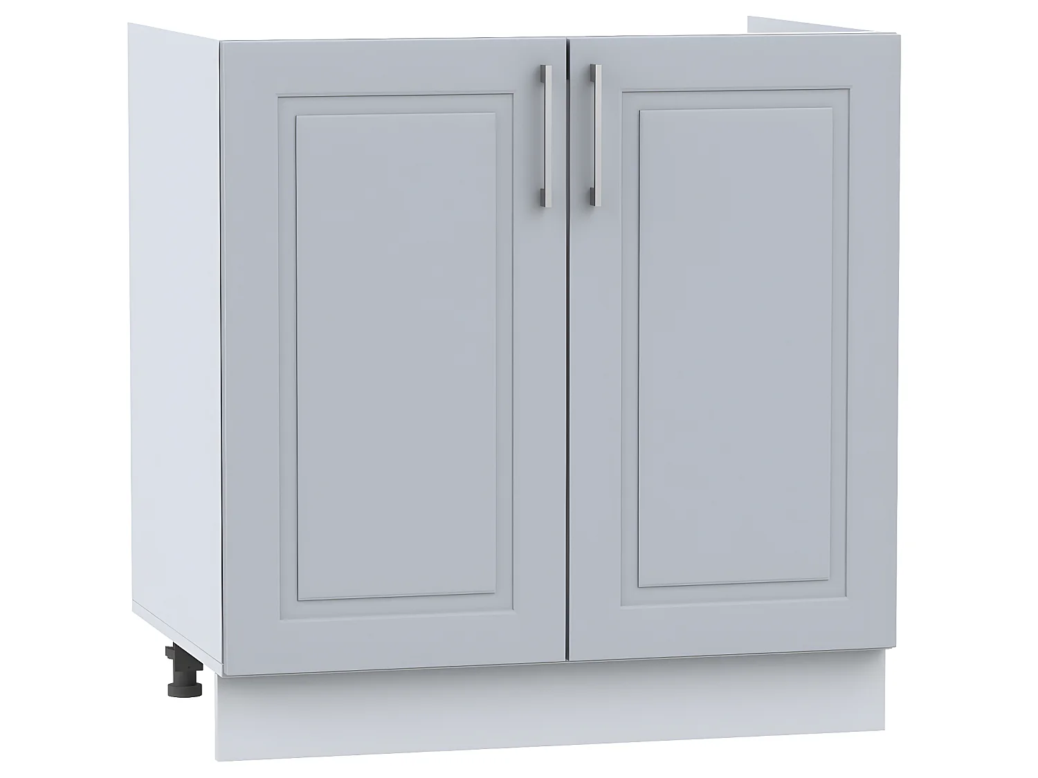 Cuisine complète Nela 8 éléments couleur gris mat - Longueur 260 cm