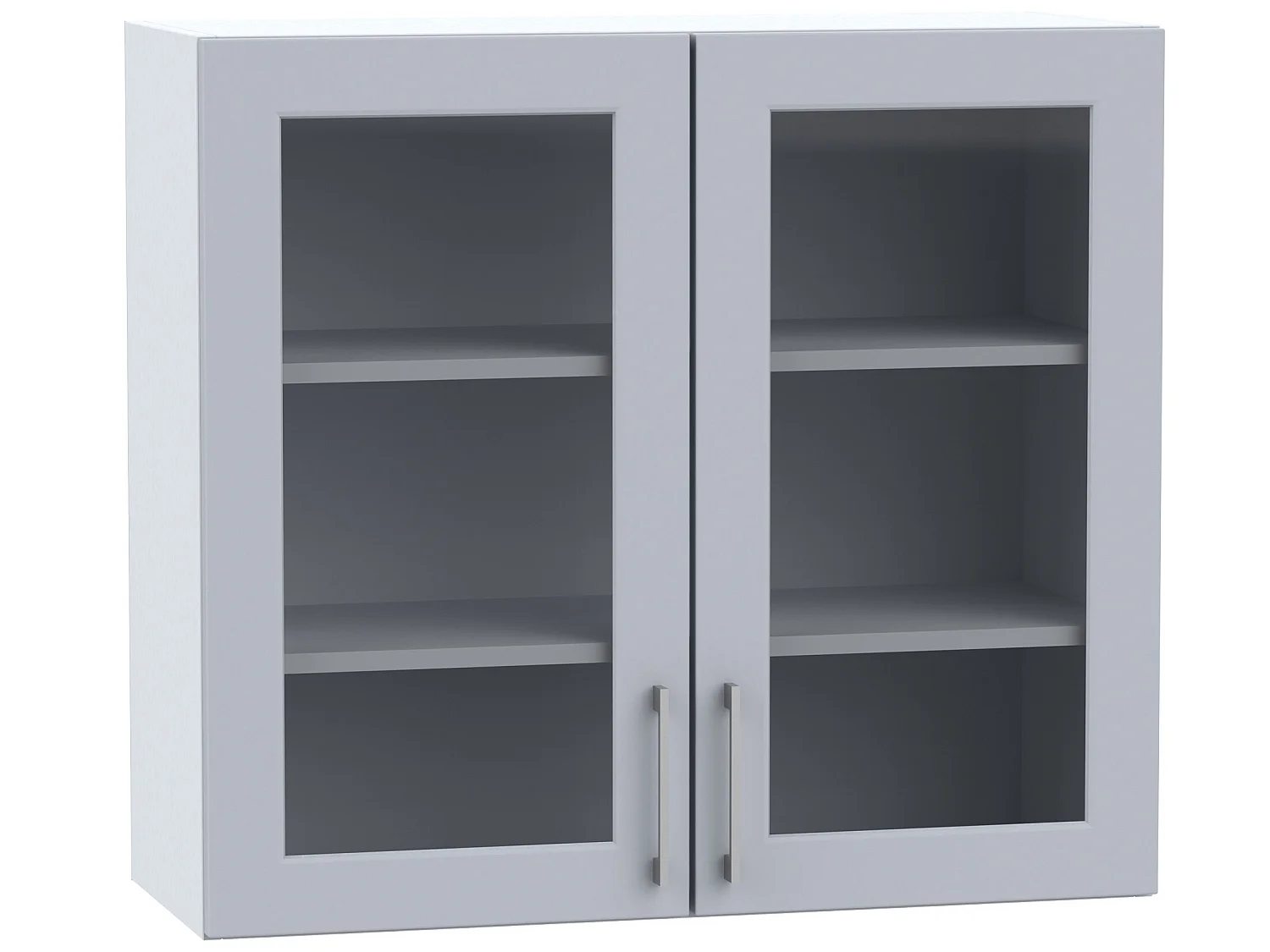 Cuisine complète Nela 8 éléments couleur gris mat - Longueur 260 cm