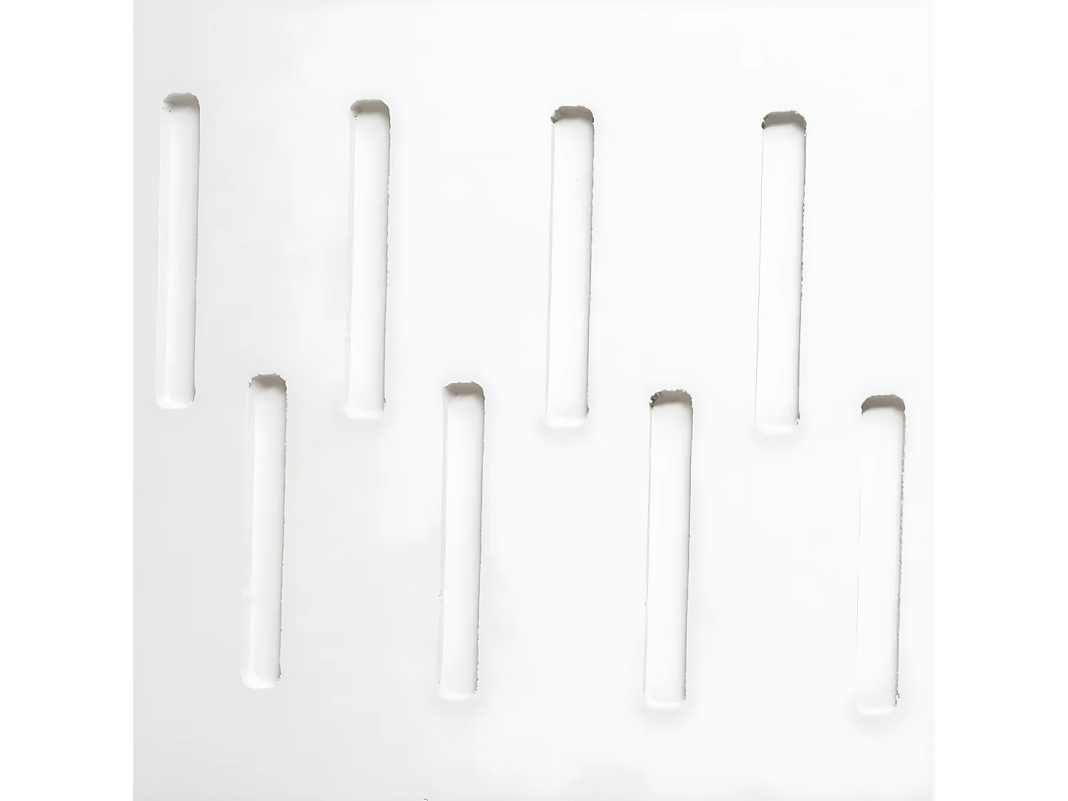 Table à café coffre coloris blanc en bois - D. 38,5 x H. 45,5 cm