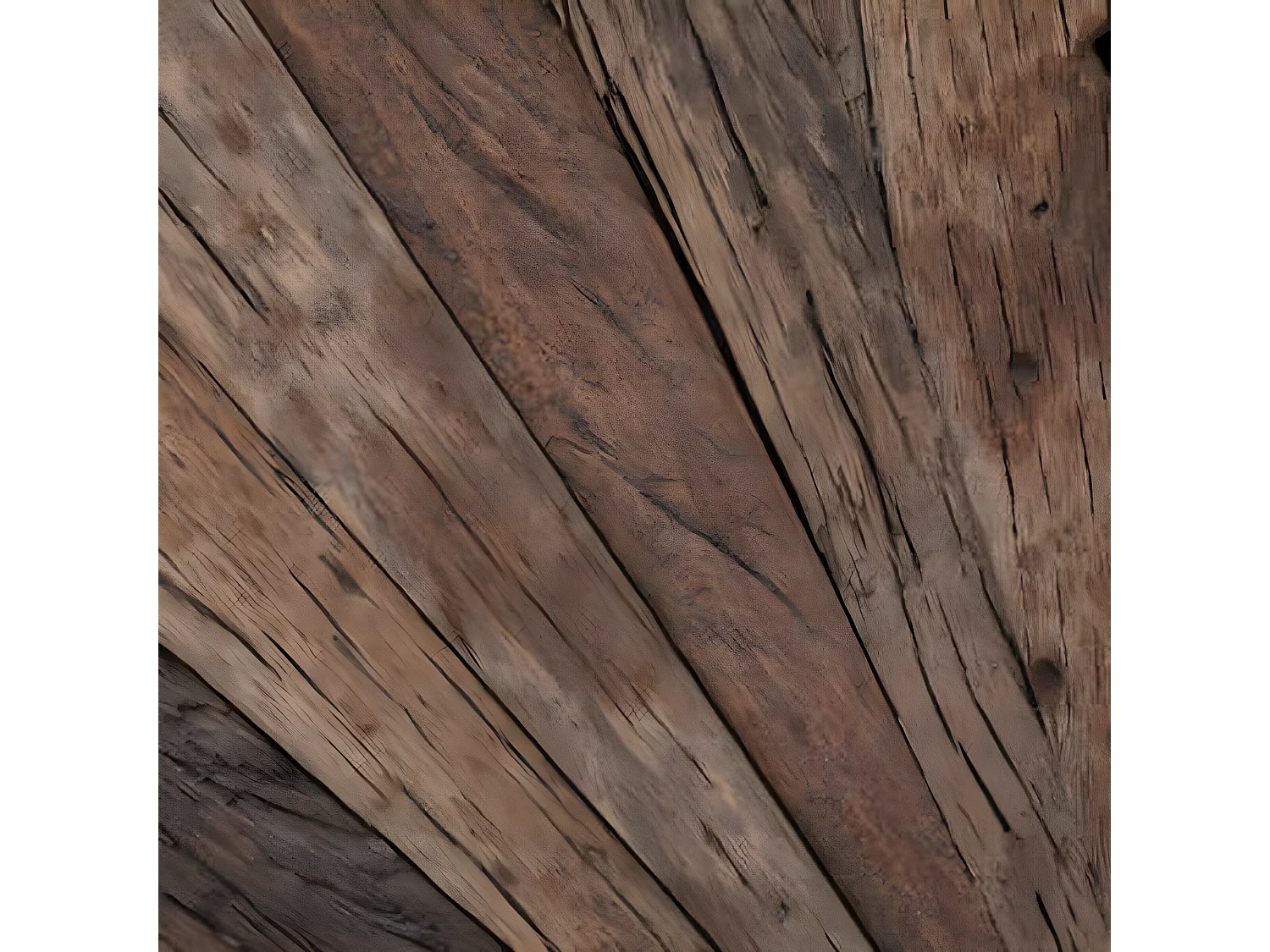 Chiffonnier avec 3 tiroirs en bois / fer coloris marron - Longueur 49 x Profondeur 33 x Hauteur 74 cm