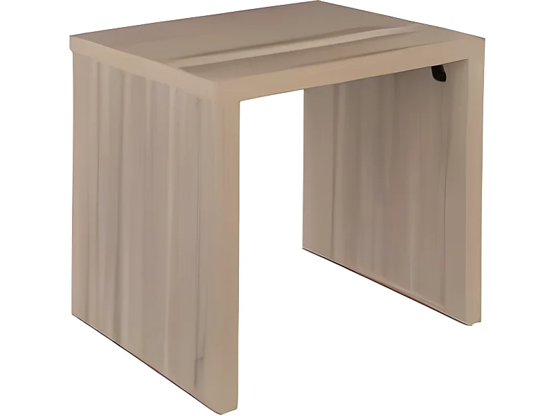 Lot de 3 tables gigognes en bois coloris naturel