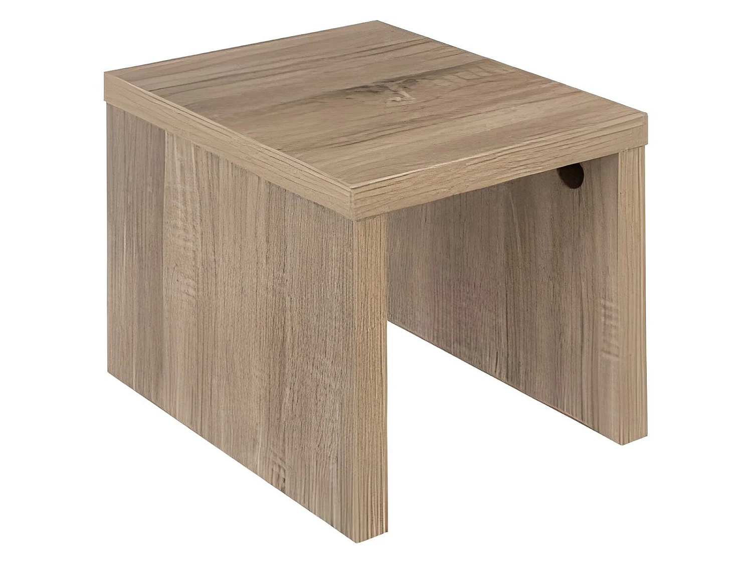 Lot de 3 tables gigognes en bois coloris naturel
