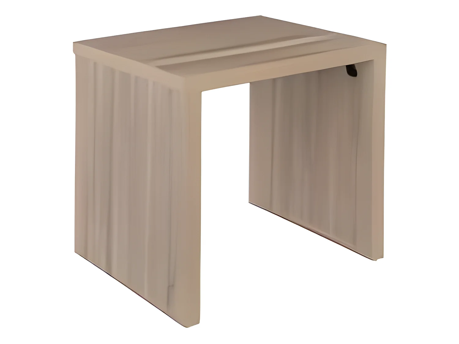 Lot de 3 tables gigognes en bois coloris naturel