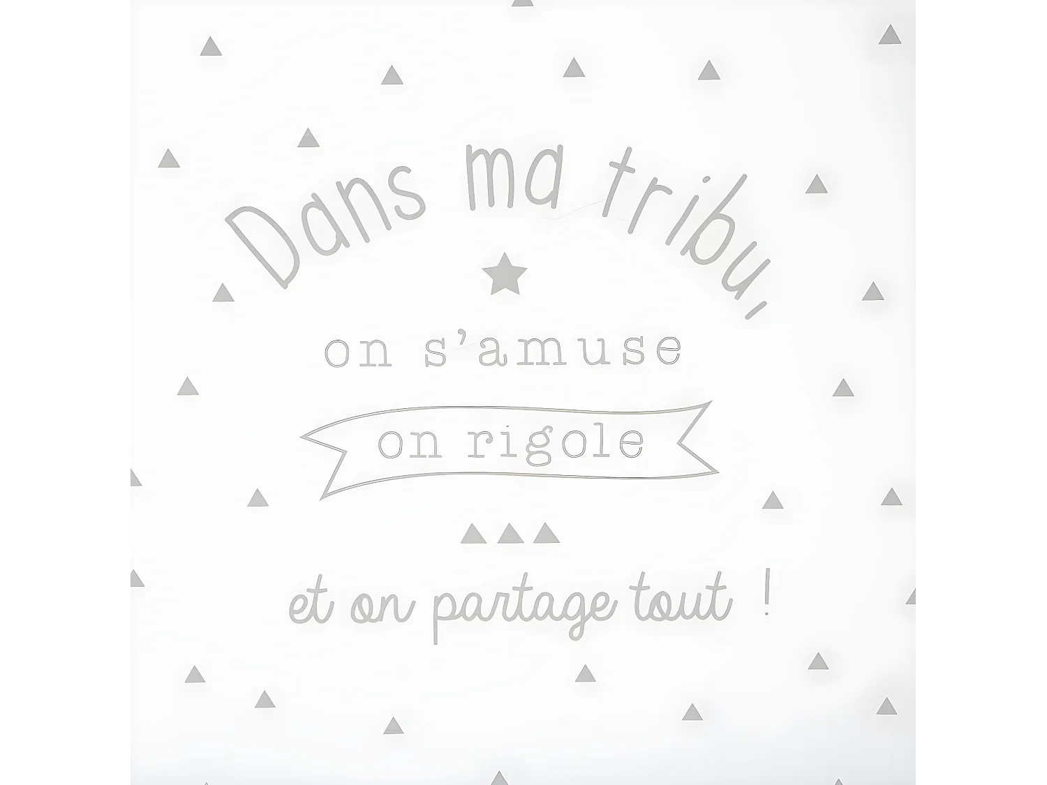 Coffre à jouets gris en bois - L. 58 x l. 38 x H. 38 cm