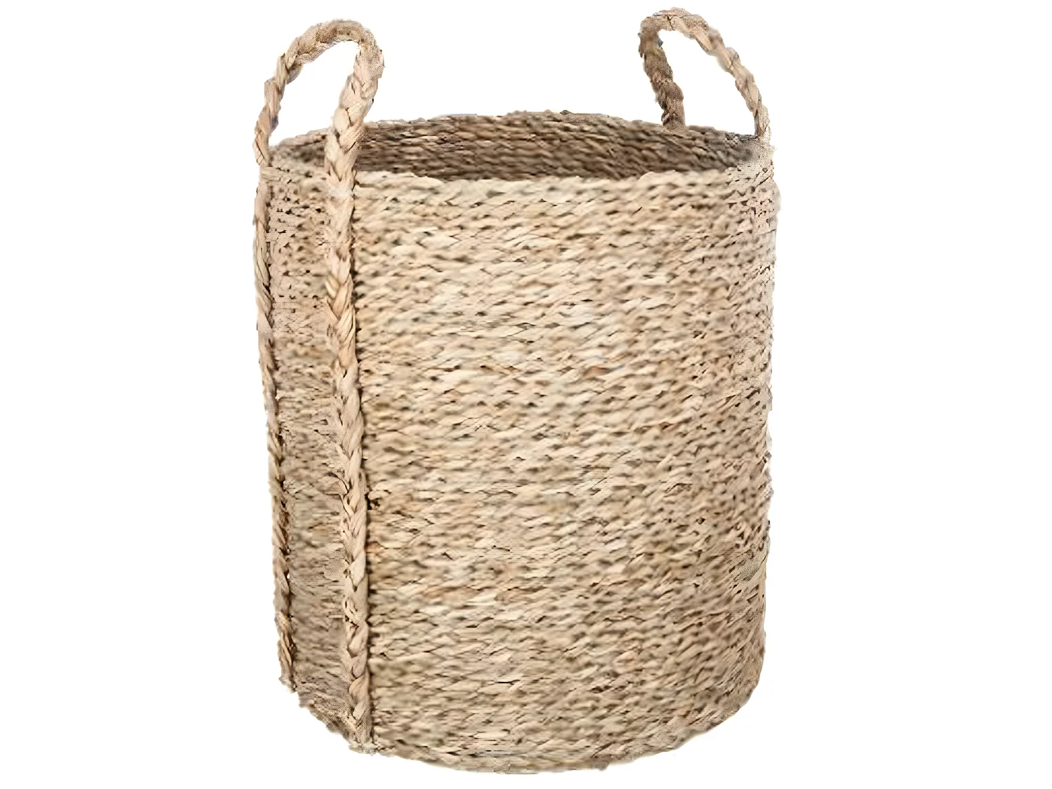 Lot de 3 paniers de rangement en osier coloris naturel
