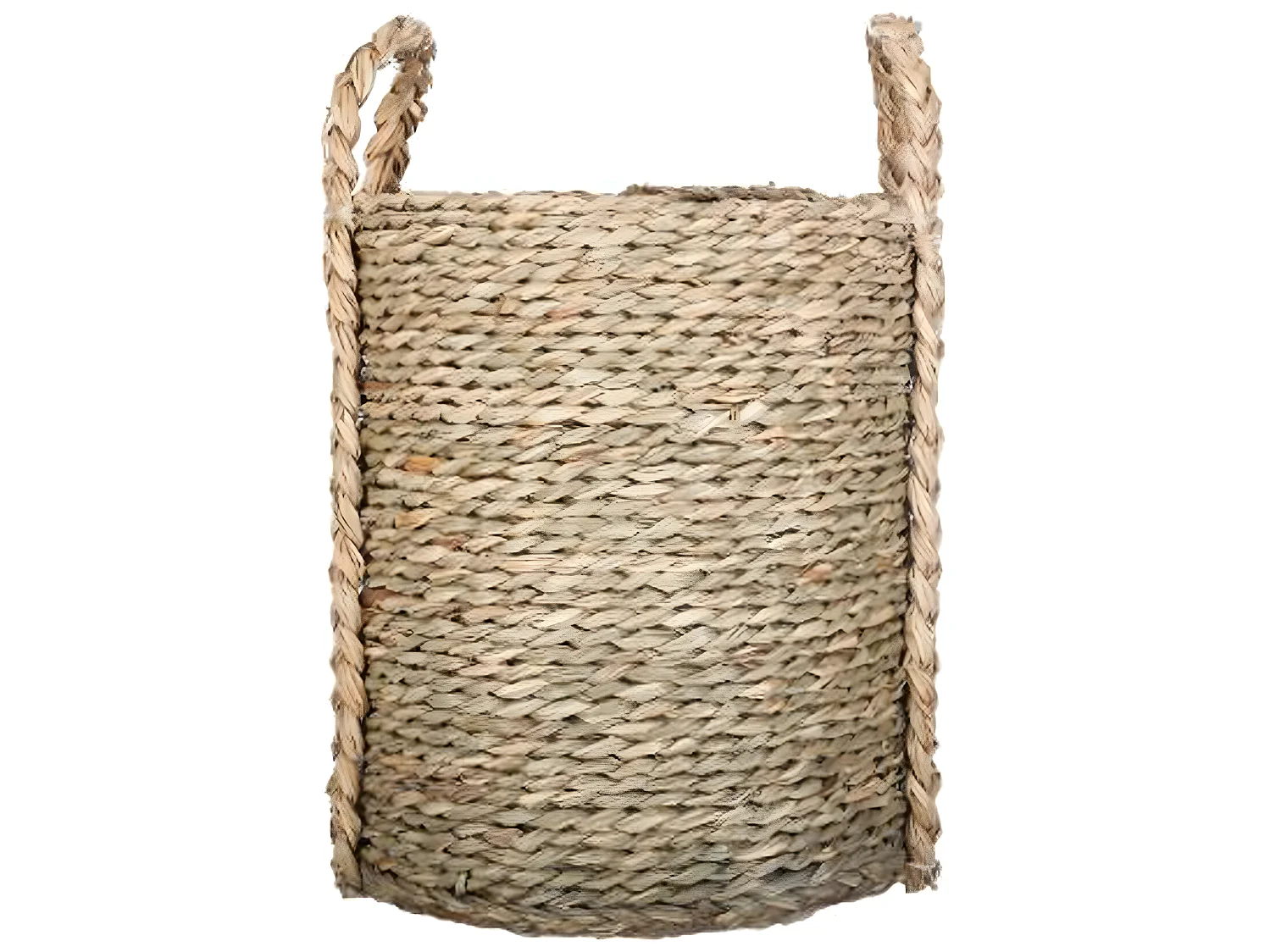 Lot de 3 paniers de rangement en osier coloris naturel