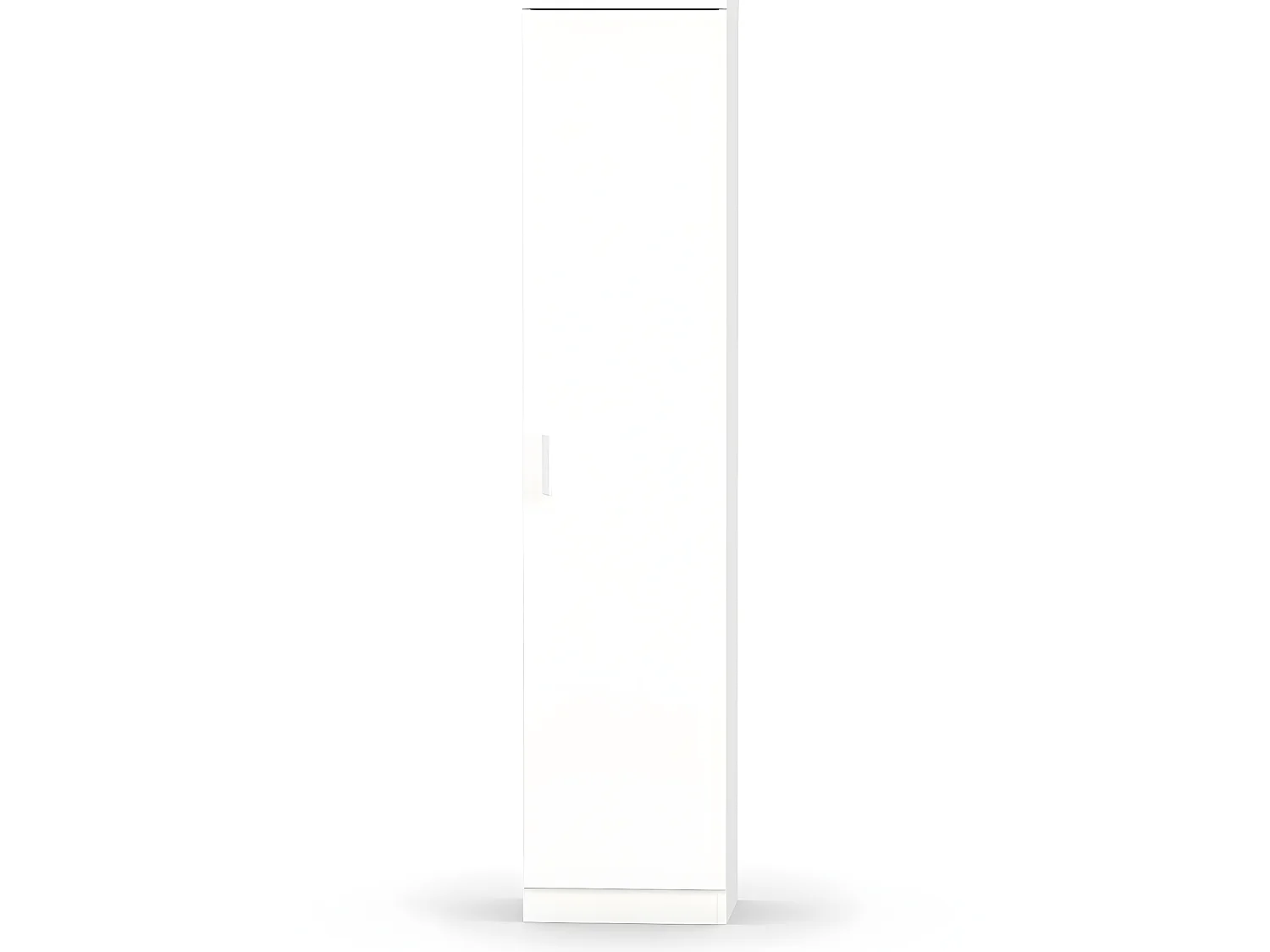 Armoire / meuble de rangement coloris blanc - Hauteur 180 x Longueur 40 x Profondeur 35 cm