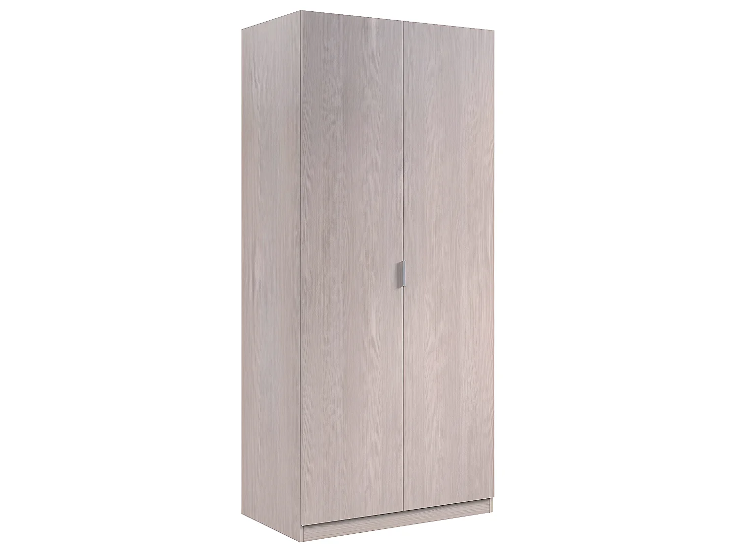 Armoire avec 2 portes imitation chêne - 180 x 81 x 52 cm