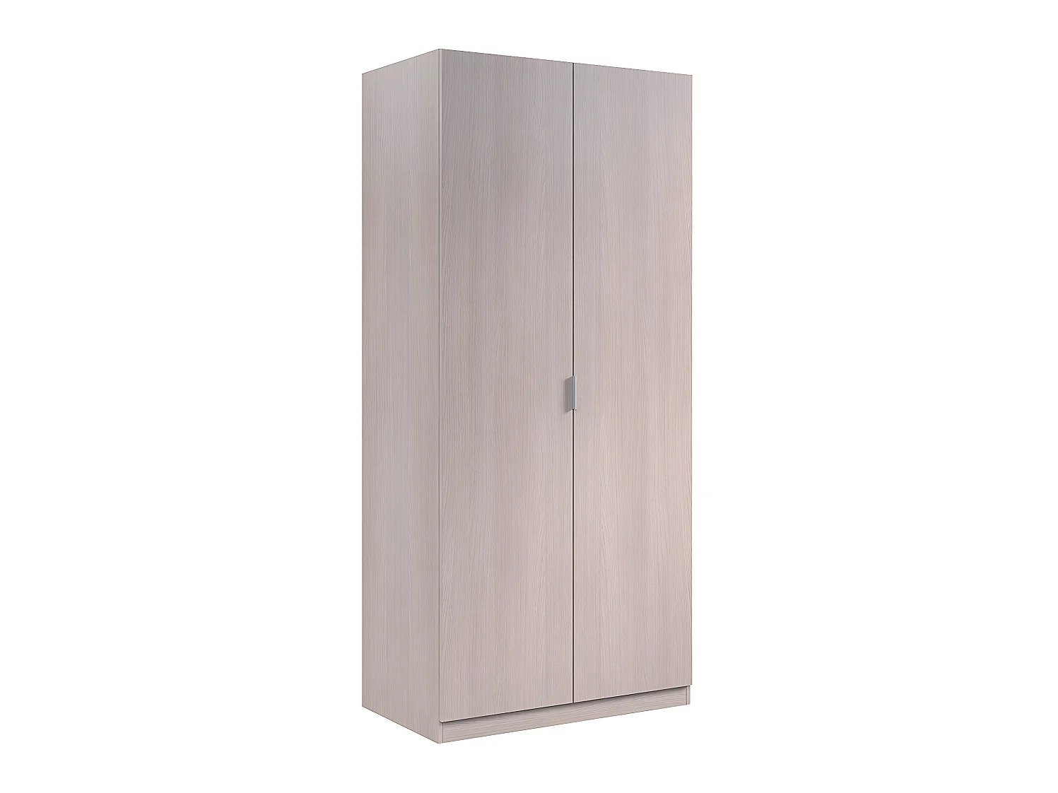 Armoire avec 2 portes imitation chêne - 180 x 81 x 52 cm