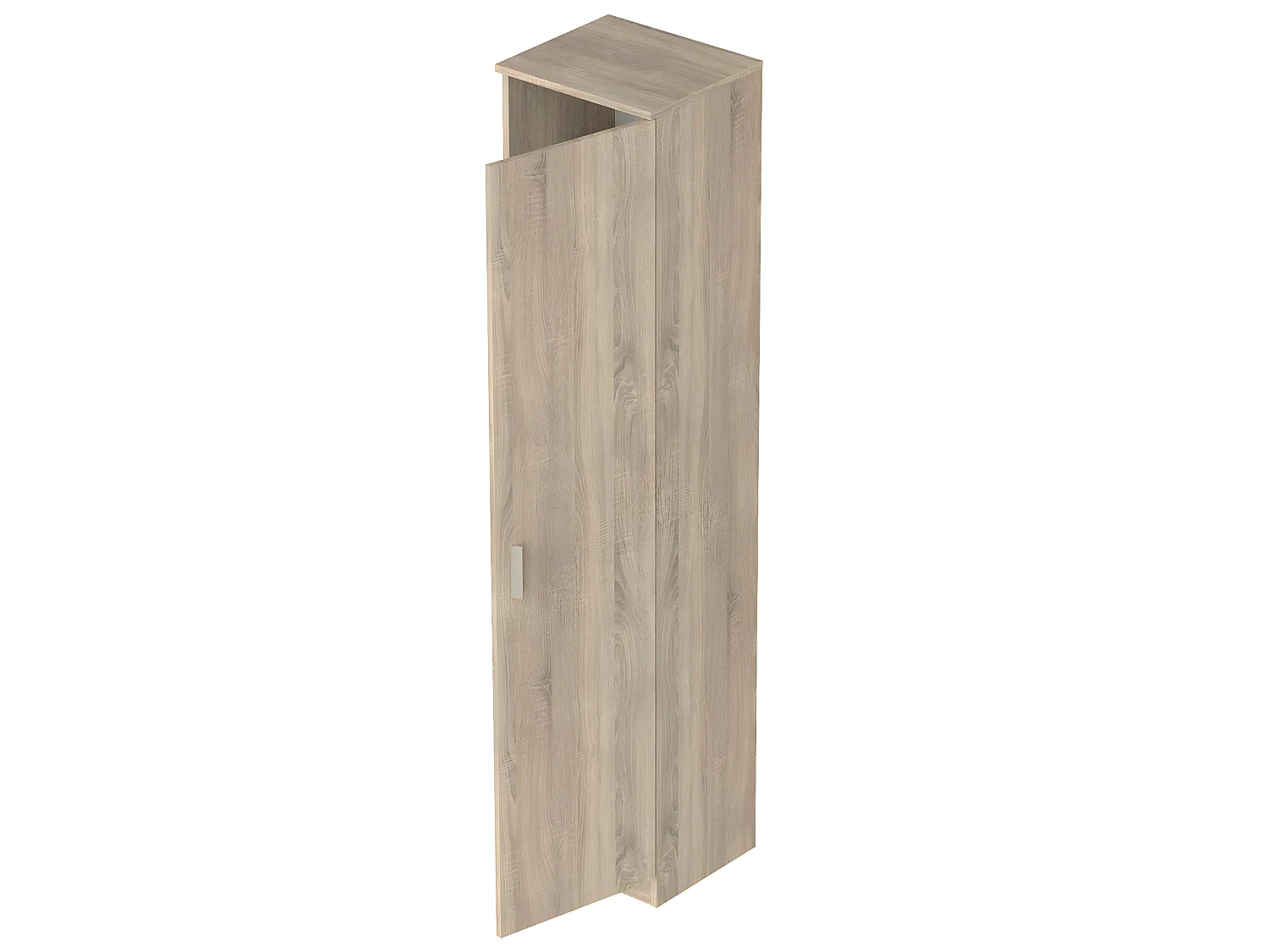 Armoire / meuble de rangement coloris cambrian - Hauteur 180 x Longueur 40 x Profondeur 35 cm