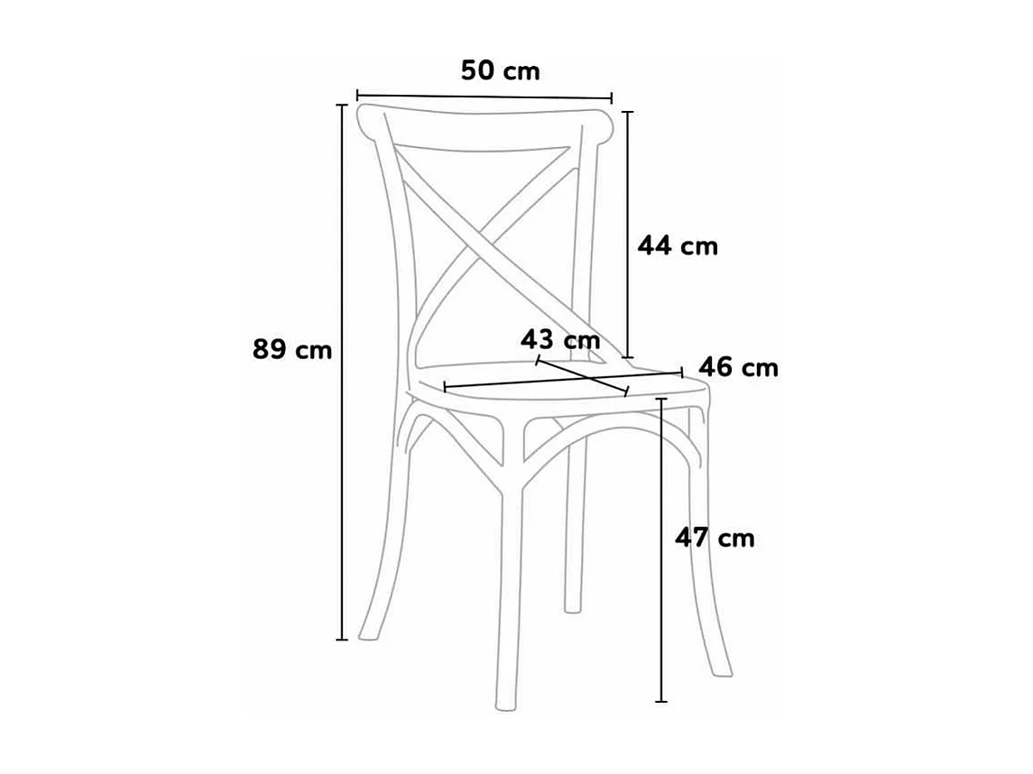Ensemble de table ronde noire 70x70cm 2 chaises Apricot Sour