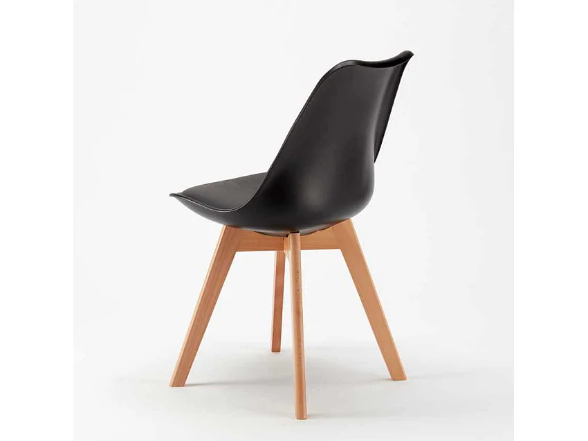 Ensemble de table ronde blanche 70x70cm 2 chaises Gin Basil Smash