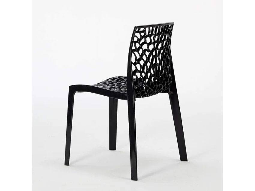 Set tavolo 70x70cm con 2 sedie colorate Cosmopolitan