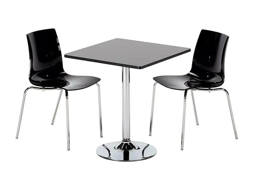 Ensemble de table et chaises 70x70cm 2 chaises Aperol Spritz