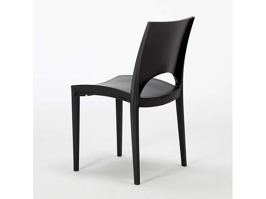 Ensemble de table et chaises 70x70cm 2 chaises Raspberry Collins