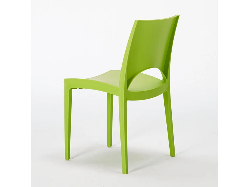 Ensemble de table 90x90cm 4 chaises empilables Limoncello Martini