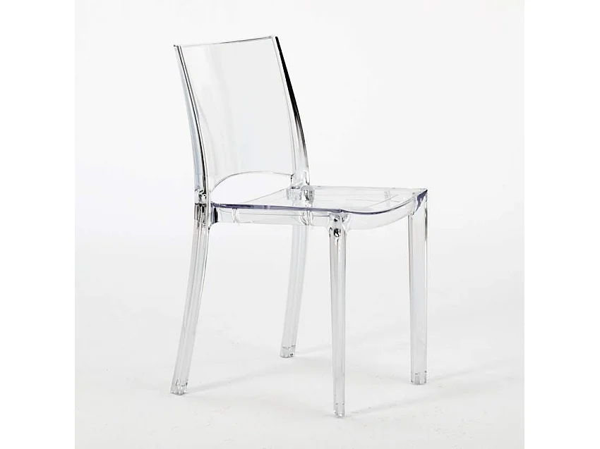 Set tavolo 70x70cm 2 sedie colorate interni bar caffè Bellini