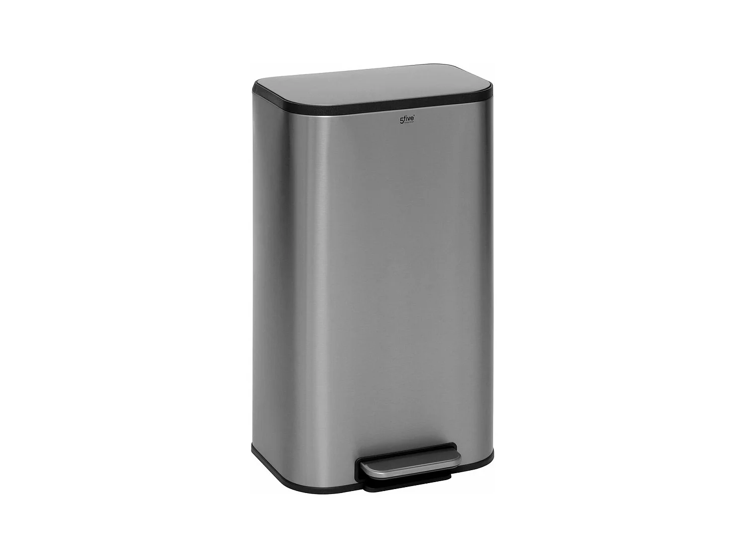 Poubelle de Cuisine à Pédale "Inox" 30L Gris